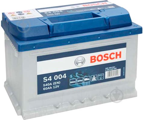 ᐉ Аккумулятор автомобильный Bosch S4 004 60А 12 B 0 092 S40 040 ...