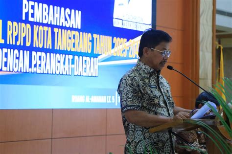 Pemkot Tangerang Gelar Pembahasan Rancangan Awal Rpjpd Tahun 2025 2045