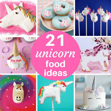 Unicorn Food Ideas For Your Unicorn Party Or Rainbow Party