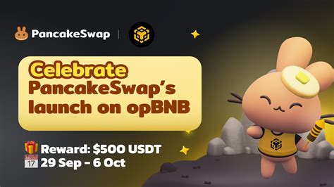 🎉 Exciting News To Celebrate Pancakeswaps Launch On Opbnb Were