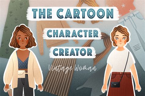 The Cartoon Character Creator | People Illustrations ~ Creative Market