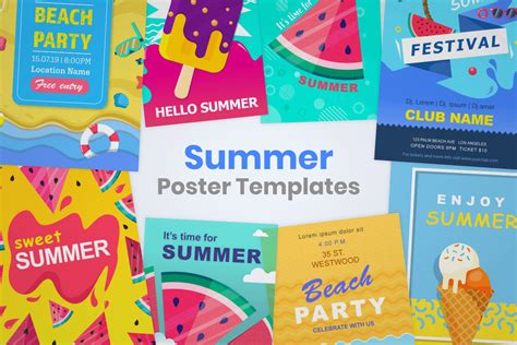 Summer Poster Design Templates Graphicmama