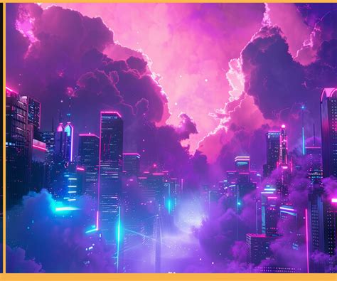 ArtStation - 505 neon cloud environment | Artworks