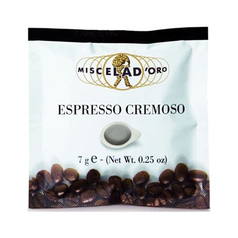 Miscela D Oro Espresso Cremoso Medium Roast Coffee Pods 150 Ct