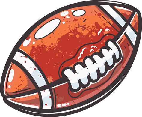 American football ball clipart design illustration 46338640 PNG