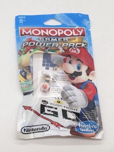 Toad Super Mario Monopoly Gamer Power Pack Board Game Piece Nintendo