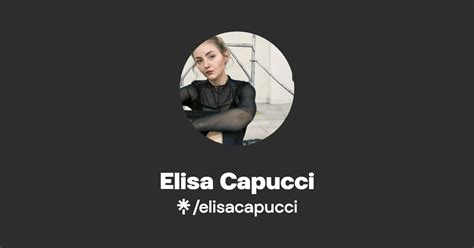 Elisa Capucci Instagram Linktree