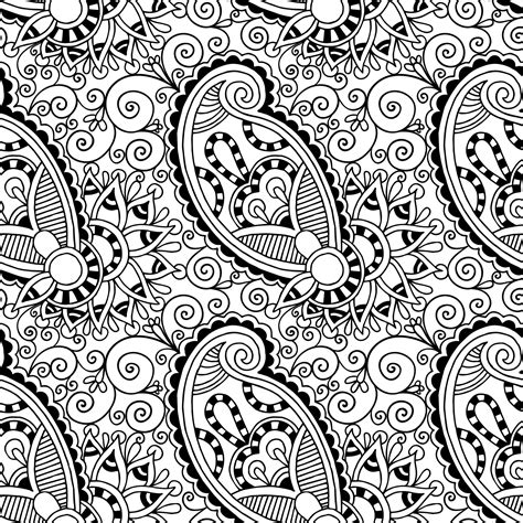 Coloriage Aux Motifs Paisley