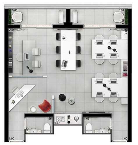 Office Building Structure Plan And Elevation 2d View Cad Constructive Unit Layout Autocad File