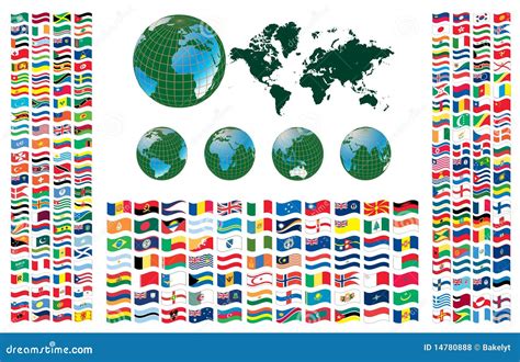 All Flags Of The World Stock Vector Illustration Of Nation 14780888