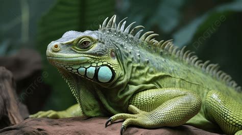 iguana hijau  mata biru panjang video klip jepretan langsung