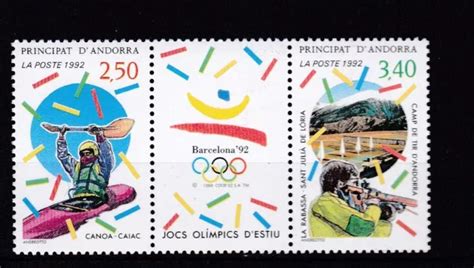 Timbres Andorre 1992 Jeux Olympiques N° 419a N Tb Voir Scan V012 Eur 1 00 Picclick It