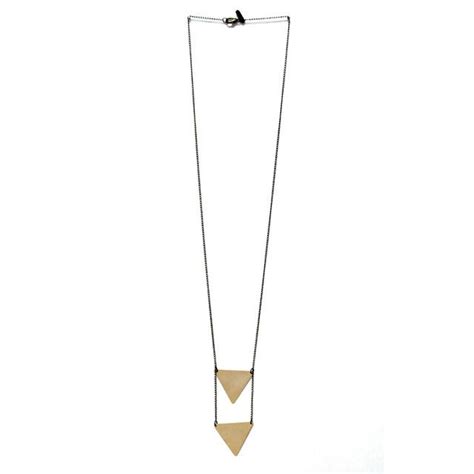 Pin By Sarah Wambold On Jewels Triangle Necklace Inverted Triangle