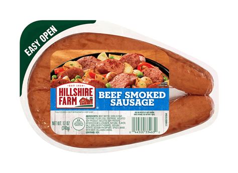 Beef Smoked Sausage Hillshire Farm Brand