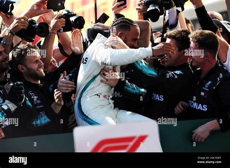 Race Winner Lewis Hamilton Gbr Mercedes Amg F Celebrates With The