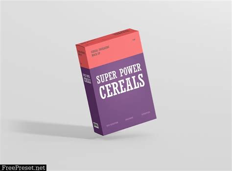 Cereals Box Mockup