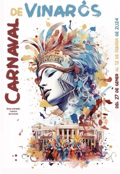 Cartell anunciador del carnaval de Vinaròs 2024 Diari del Maestrat