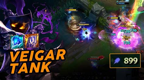 VEIGAR MID BUILD FULL TANK ESTÁ MUITO FORTE PICOCA YouTube