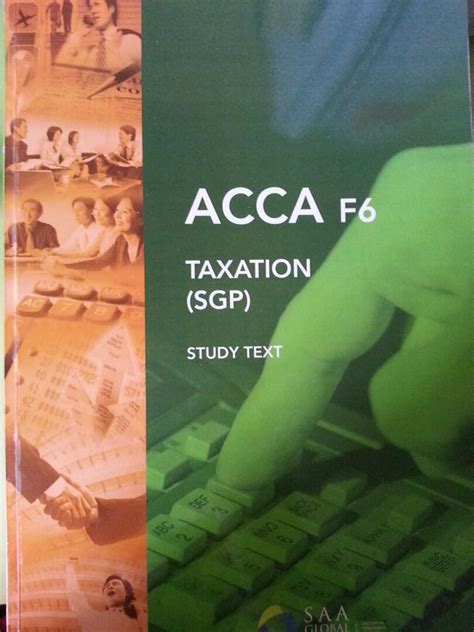 ACCA F6 Taxation Singapore Study Text Revision Kit Hobbies Toys