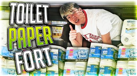 LIT TOILET PAPER FORT AT WALMART YouTube