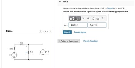 Solved Use The Principle Of Superposition To Find V In The Chegg