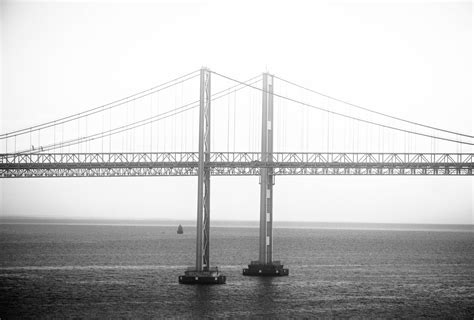 Fondos De Pantalla Chesapeake Bah A Puente Maryland Crucero Bw