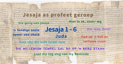 Jesaja Hoofstuk 1 Tot 6