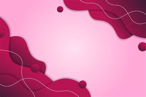 Romantic Maroon And Pink Fluid Shape Background With Overlapped Layer