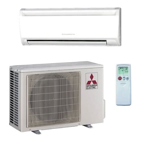 9,000 BTU Mitsubishi 26 SEER Heat Pump Ductless Mini-Split System ...