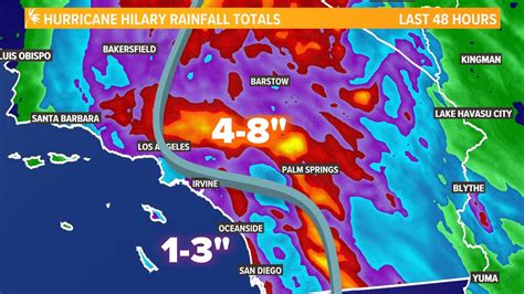 Post-Tropical Storm Hilary | Parts of California drenched by rain ...