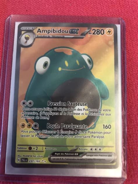 CARTE POKÉMON AMPIBIDOU EX Full Art 237 193 EV02 Evolution à Paldéa FR