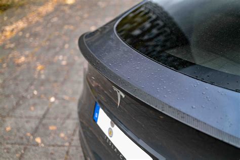 Tesla Model Y Carbon Heckspoiler TESLA Aerodynamik Shop Elektro