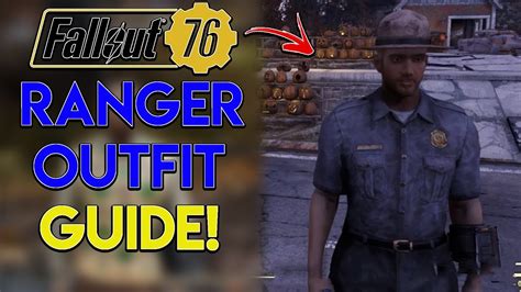 Fallout 76 Rare Armor Guide Ranger Outfit Ranger Hat Youtube