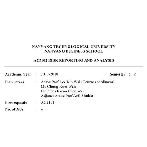 AC3102 Risk Reporting And Analysis Consol Materials Ecopy Hobbies