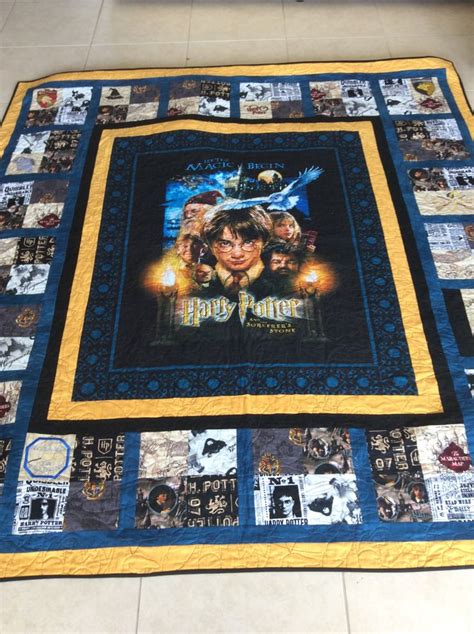 Harry Potter Quilt Unique Patchwork Design