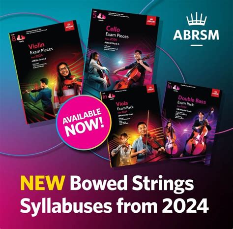 New Abrsm 2024 Syllabus For Violin And Bowed Instruments