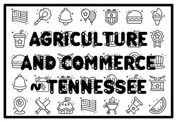 AGRICULTURE AND COMMERCE ~ TENNESSEE State Motto Activity, Constitution ...