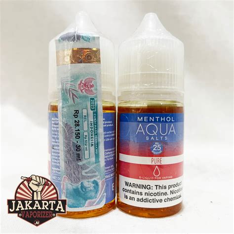 Jual Salt Ejm Aqua Pure Menthol Ice Salt Ml Mg Mg By