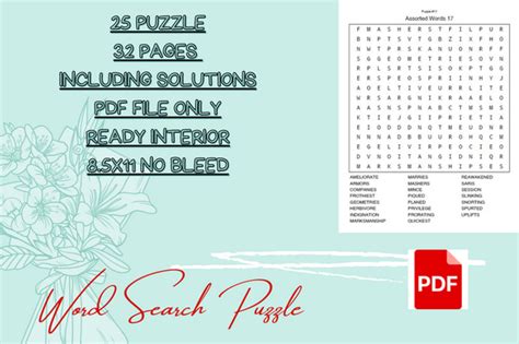 Kdp Assorted Word Search Interior Graphic By Design Creative Fabrica