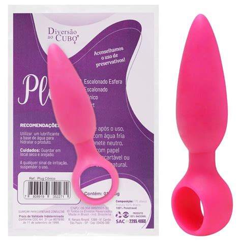 Plug Anal De Silicone Base Dedal Divers O Ao Cubo