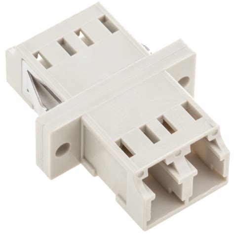 Adaptateur Fibre Optique LC Vers LC Blanc Multimode Duplex Leroy Merlin