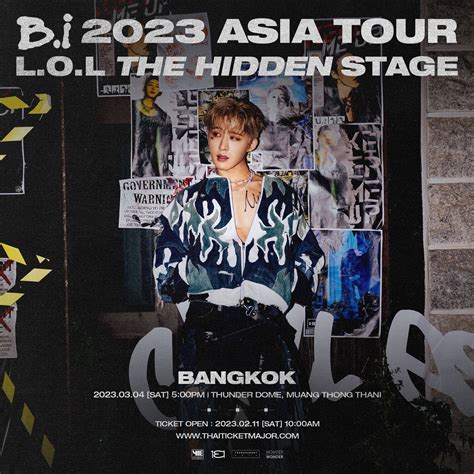 B I 2023 L O L THE HIDDEN STAGE Asia Tour Ticket Details Discover