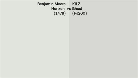 Benjamin Moore Horizon 1478 Vs KILZ Ghost RJ200 Side By Side Comparison