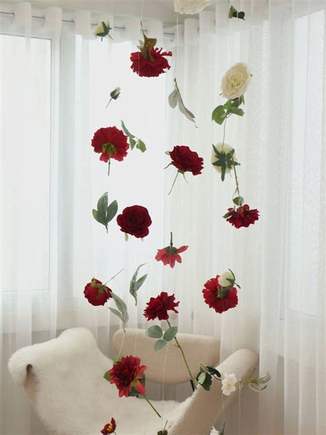 Hanging Flower Garland Custom Hanging Flowers Kit Diy Ceiling Flower