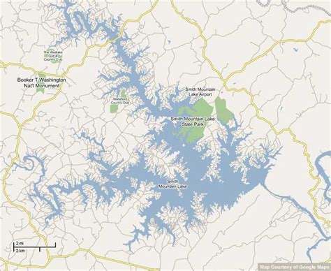 Smith Mountain Lake Interactive Map - Virginia