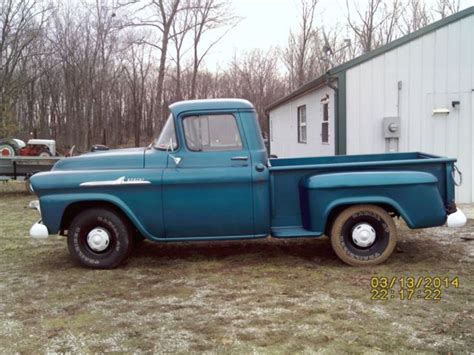 1958 Chevrolet 3100 Apache Stepside Pickup Classic Chevrolet Other Pickups 1958 For Sale