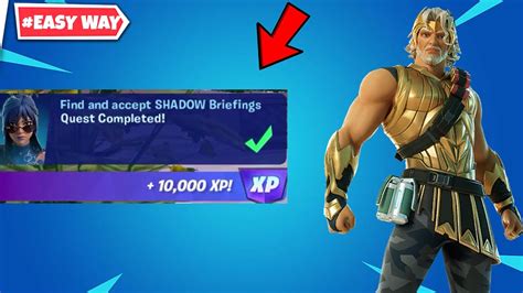 How To Find And Accept Shadow Briefings Fortnite Usecodehnp Youtube