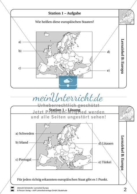 Erdkunde Arbeitsbl Tter Unterrichtsmaterial Meinunterricht De