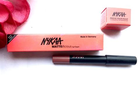 Nykaa Matteilicious Lip Crayon Next Level Nude Review Swatches
