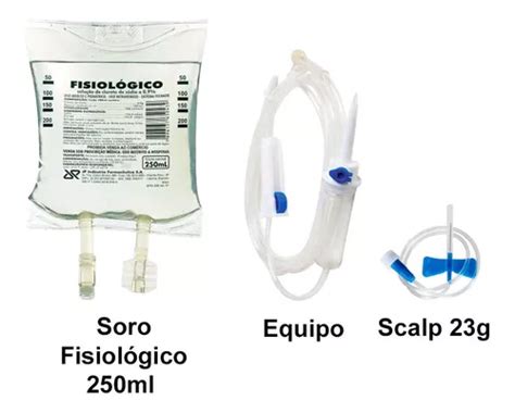 Kit Soro 250ml Equipo Scalp N23 P Parcelamento Sem Juros